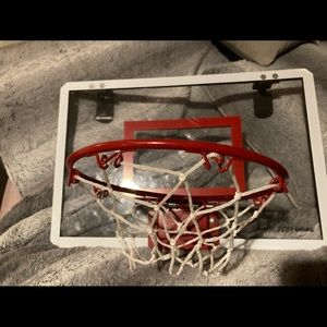 Wall Hanging Basketball Hoop With Ball